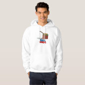 Fischerei Funny Fishing Hoodie (Vorne ganz)