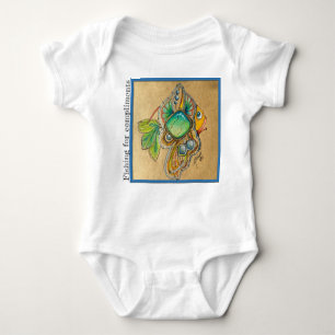 Fischerei für Komplimentbabyt-shirt Baby Strampler