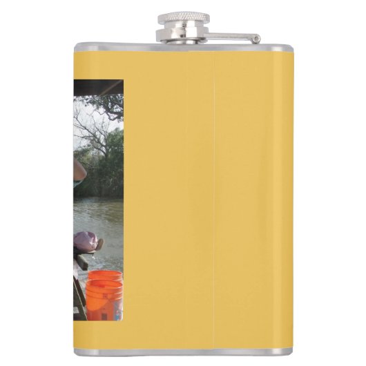 Fischerei für Rottöne Flachmann (Rückseite)