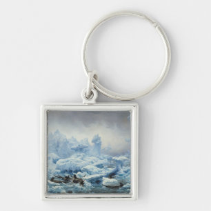 Fischerei für Walroß im Nordpolarmeer, 1841 Schlüsselanhänger