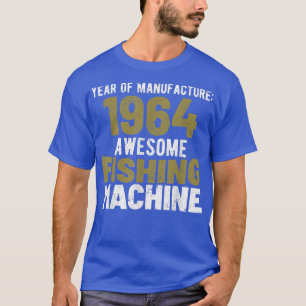 Fischerei Geburtstagspartei Angelanglerfisch 1964 T-Shirt