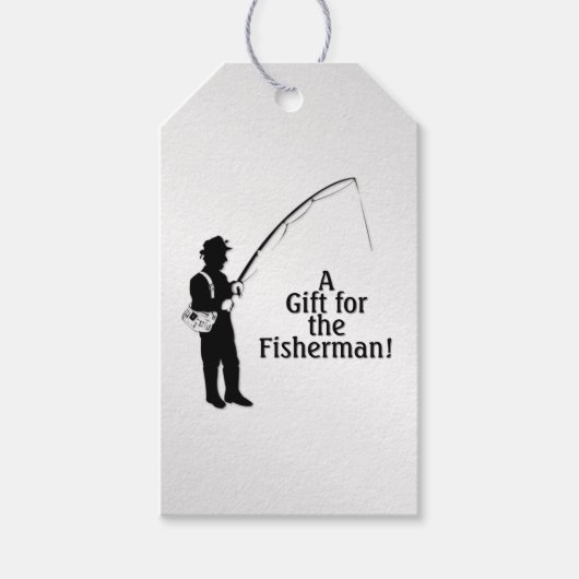 Fischerei Geschenkanhänger (Vorderseite)