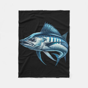 Fischerei-Grafik Tiefsee-Angeln Wahoo-Fisch  Fleecedecke