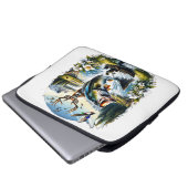 Fischerei, Hirsch, Entenjagd Laptopschutzhülle (Vorne Knopf)