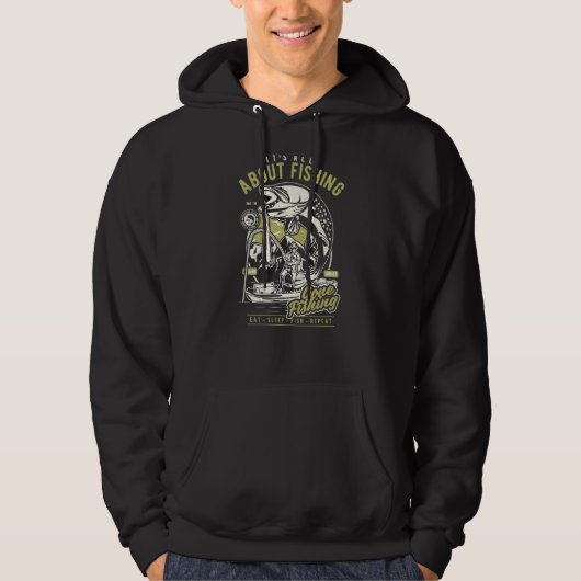 Fischerei Hoodie (Vorderseite)