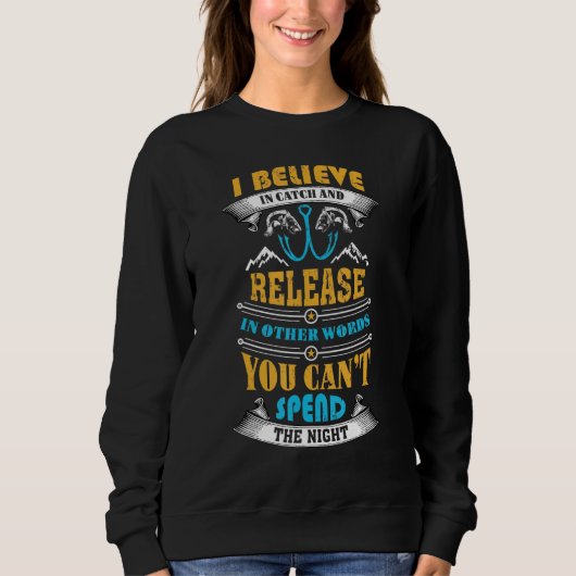 Fischerei I Fang Fischfang Sweatshirt (Vorderseite)