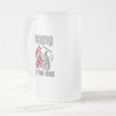 Fischerei im Ärmelkanal Mattglas Bierglas (Vorderseite Links)