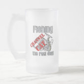 Fischerei im Ärmelkanal Mattglas Bierglas (Links)