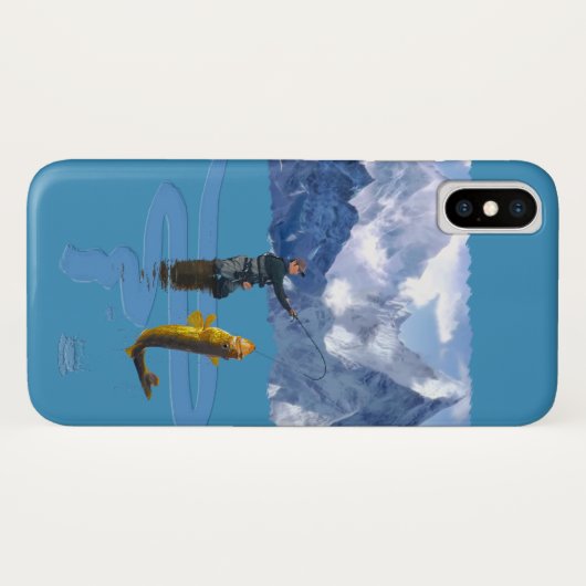 Fischerei im Freien 2 Case-Mate iPhone Hülle (Rückseite (Horizontal))