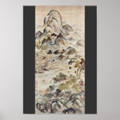 Fischerei im Frühjahr durch Taiga Ikeno (beste Qua Poster (Vorne)