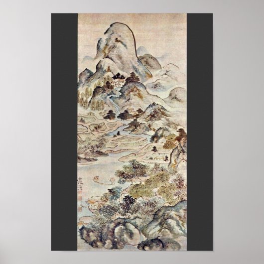 Fischerei im Frühjahr durch Taiga Ikeno (beste Qua Poster (Vorne)