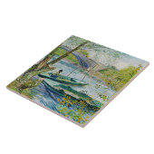 Fischerei im Frühjahr durch Vincent van Gogh Fliese (Seite)
