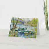 Fischerei im Frühjahr durch Vincent van Gogh Karte (Vorderseite)