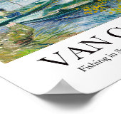 Fischerei im Frühjahr durch Vincent van Gogh Poster (Ecke)