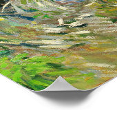 Fischerei im Frühjahr, Pont de Clichy von Van Gogh Poster (Ecke)