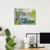 Fischerei im Frühjahr Vincent Van Gogh Poster (Heimbüro)