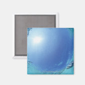 Fischerei im Meer Magnet (Vorderseite/Rückseite)