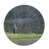 Fischerei im Teich Dartscheibe (vorne)