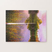 Fischerei im Teich Puzzle (Horizontal)