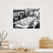 Fischerei in Alaska 1922 Poster (Küche)