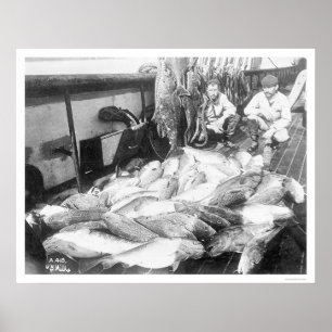 Fischerei in Alaska 1922 Poster