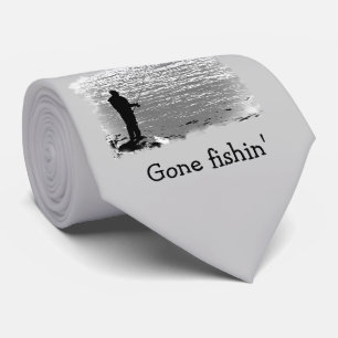 Fischerei in dem See Krawatte