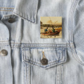 Fischerei in einem Stocherkahn, aquatinted von I. Button (Beispiel)