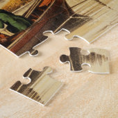 Fischerei in einem Stocherkahn, aquatinted von I. Puzzle (Seite)