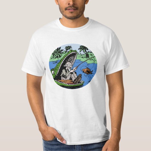 Fischerei in Gator T-Shirt (Vorderseite)