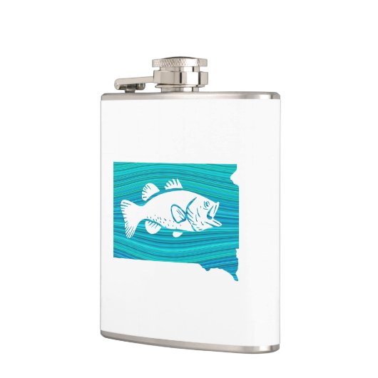 Fischerei in Süddakota Flachmann (Links)