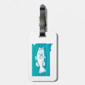 Fischerei in Süddakota Gepäckanhänger (Rückseite vertikal)