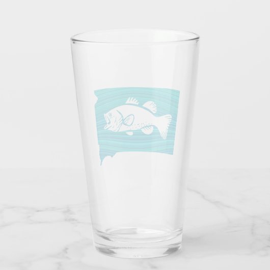 Fischerei in Süddakota Glas (Rückseite)