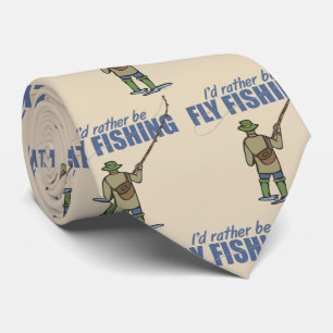 Fischerei in Waders Fisherman Tan Beige Krawatte