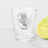 Fischerei, Indiana Schnapsglas (Rückseite)