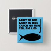 Fischerei ist das Button des Abzeichens Funny Butt (Vorne & Hinten)