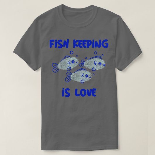 Fischerei ist Liebe T-Shirt (Design vorne)