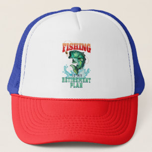 Fischerei ist mein Ruhestandsplan, Vintage Fischer Truckerkappe