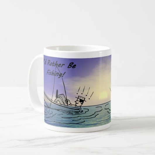 Fischerei Kaffeetasse (Vorderseite Links)