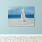 Fischerei Kilifi 2012 Leinwanddruck (Insitu (Holzboden))