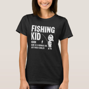 Fischerei-Kind-Humor-Definition Lustiger Fisch-Fan T-Shirt