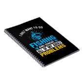 Fischerei Kunst, die ich nur Gewollt, um zu fische Notizblock (Rechte Seite)