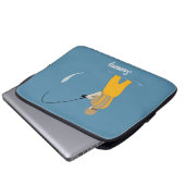 Fischerei Laptopschutzhülle (Vorne Knopf)