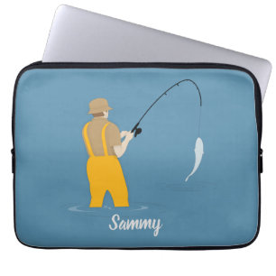 Fischerei Laptopschutzhülle