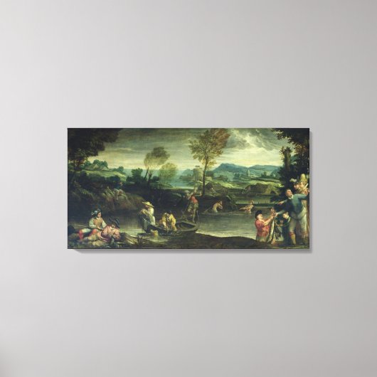 Fischerei Leinwanddruck (Vorderseite)