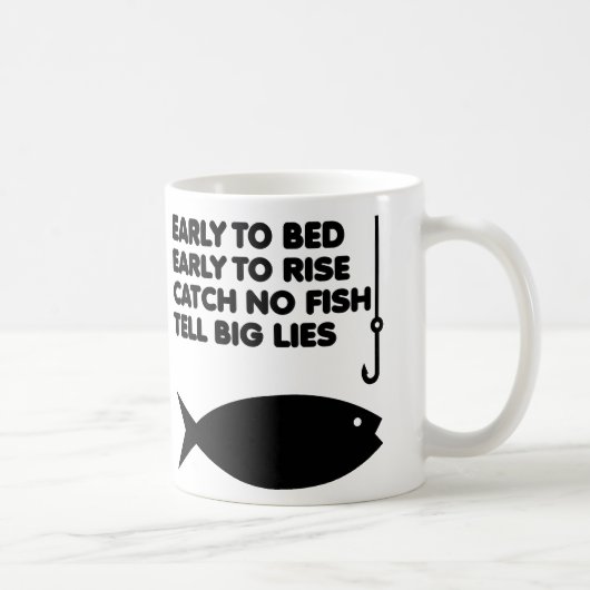 Fischerei Lügen lustige Tasse oder Reise-Tasse (Rechts)