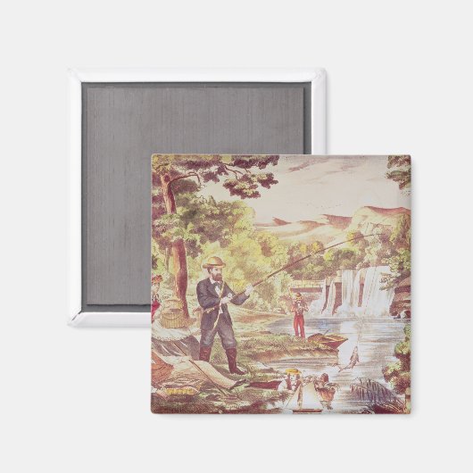 Fischerei Magnet (Vorderseite/Rückseite)