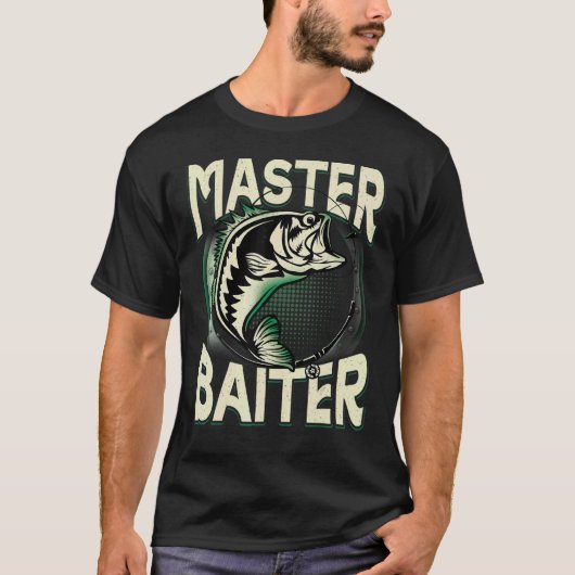 Fischerei-Meister Köder Lustiger Fisch Neuheit Vät T-Shirt (Vorderseite)
