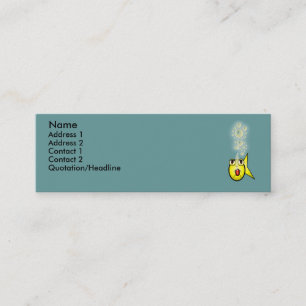 Fischerei Mini Visitenkarte