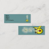 Fischerei Mini Visitenkarte (Vorne/Hinten)