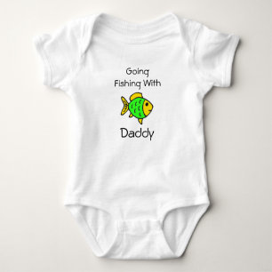 Fischerei mit Daddy One Piece T-Shirt Baby Baby Strampler